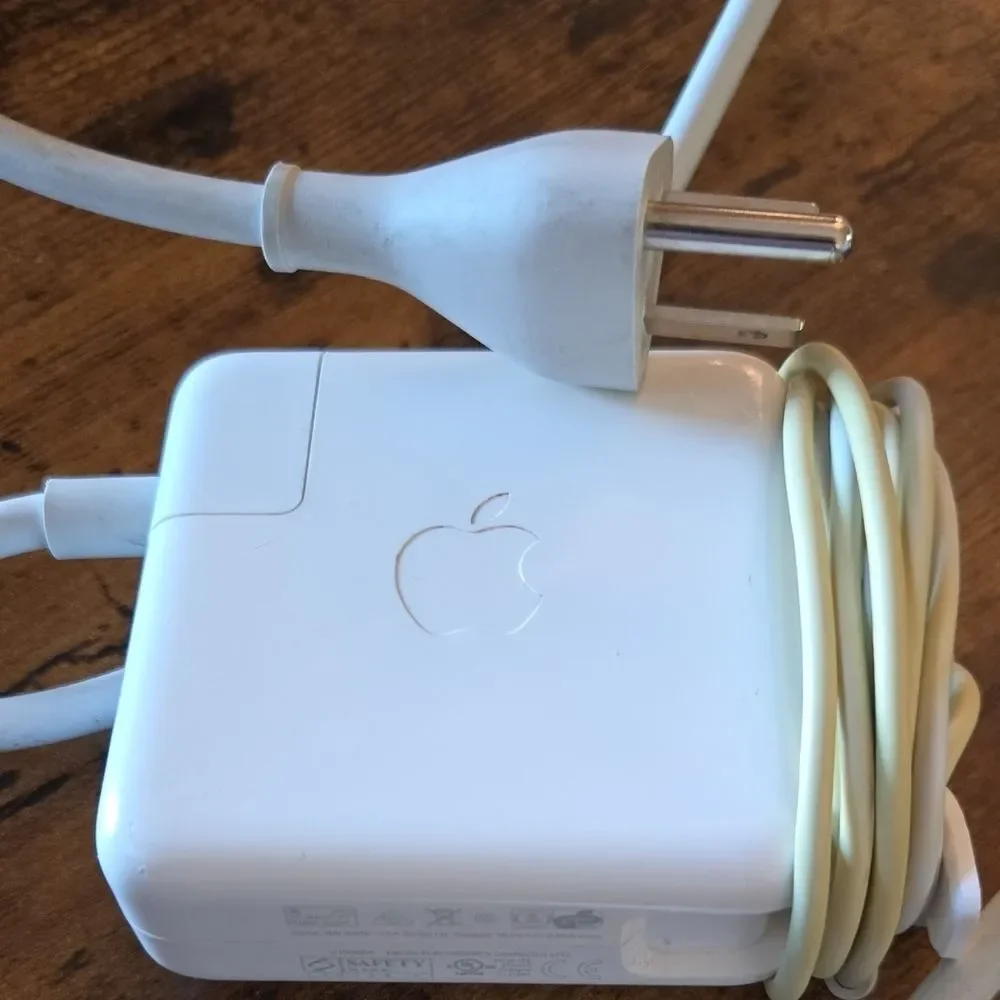 White Power Adapter with Cable